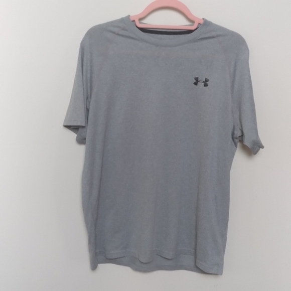 Under Armour Grey Loose Fit Short Sleeve Athletic Tee Shirt Size Medium - Picture 7 of 9